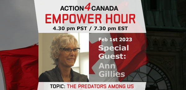 Empower Hour Dr. Ann Gillies Pedophilia Feb 1, 2023