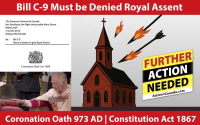 Urgent Action: Bill C-9 Must be Denied Royal Assent