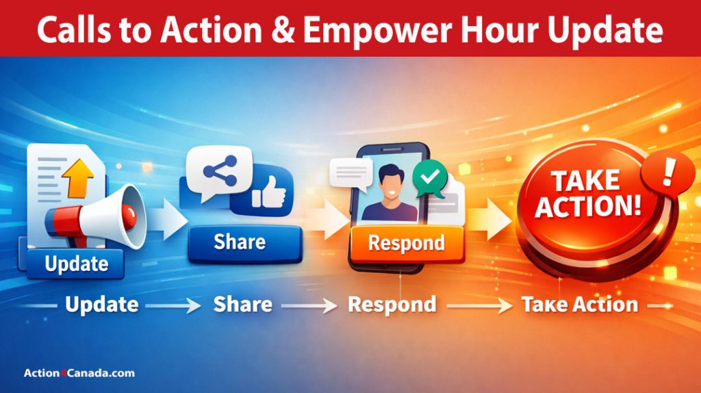 Calls to Action and Empower Hour Update, April 10 2026 | Action4Canada