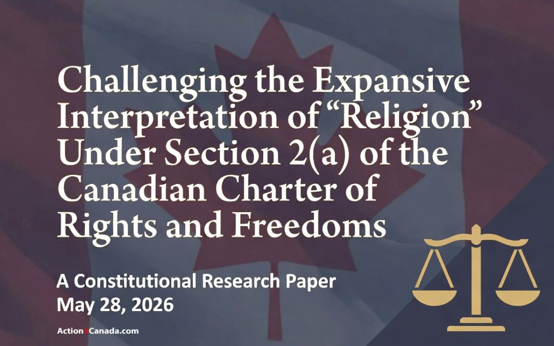 Challenging the Expansive Interpretation of “Religion” – Canada