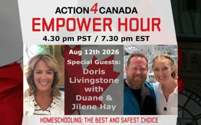 Empower Hour, Homeschooling: The Best and Safest Choice with Doris Livingstone and Duane and Jilene Hay, August 2026