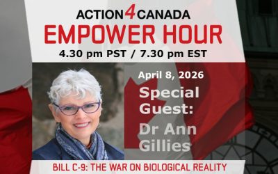 Empower Hour with Dr Ann Gillies Bill C-9: The War On Biological Reality, April 8 2026