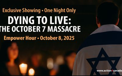 Empower Hour Exclusive Showing – Dying to Live: The October 7 Massacre (One Night Only) October 8 2025