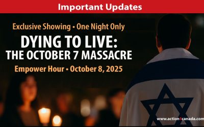 UPDATE: Empower Hour Exclusive Showing – Dying to Live, the October 7 Massacre. One Night Only: October 8 2025