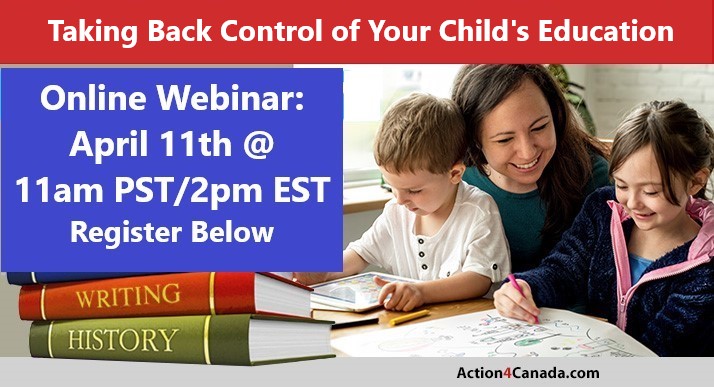 Parent Webinar: Taking Back Control of Your Child’s Education April 11 2023