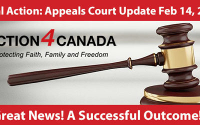 Legal Update: We Were Successful in the Court of Appeal and Are Moving Forward with Filing the New NOCC!