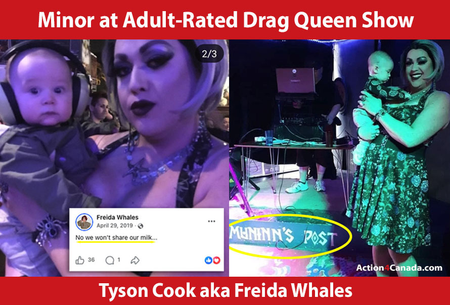 Tyson Cook: Adult-Rated Drag Queen Show, with a Minor Present
