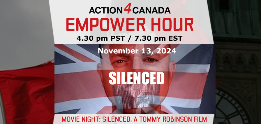 Empower Hour Movie Night: Silenced, A Tommy Robinson Documentary, Nov. 13, 2024