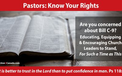 Pastors Webinar: Know Your Rights, June 18 2026