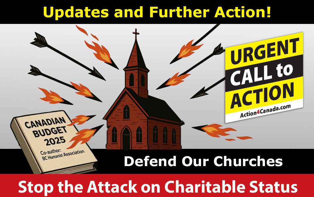 Further Call to Action: Defend our churches stop the attack on charitable status