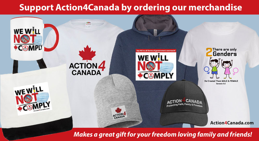 Order Action4Canada Merchandise Today!